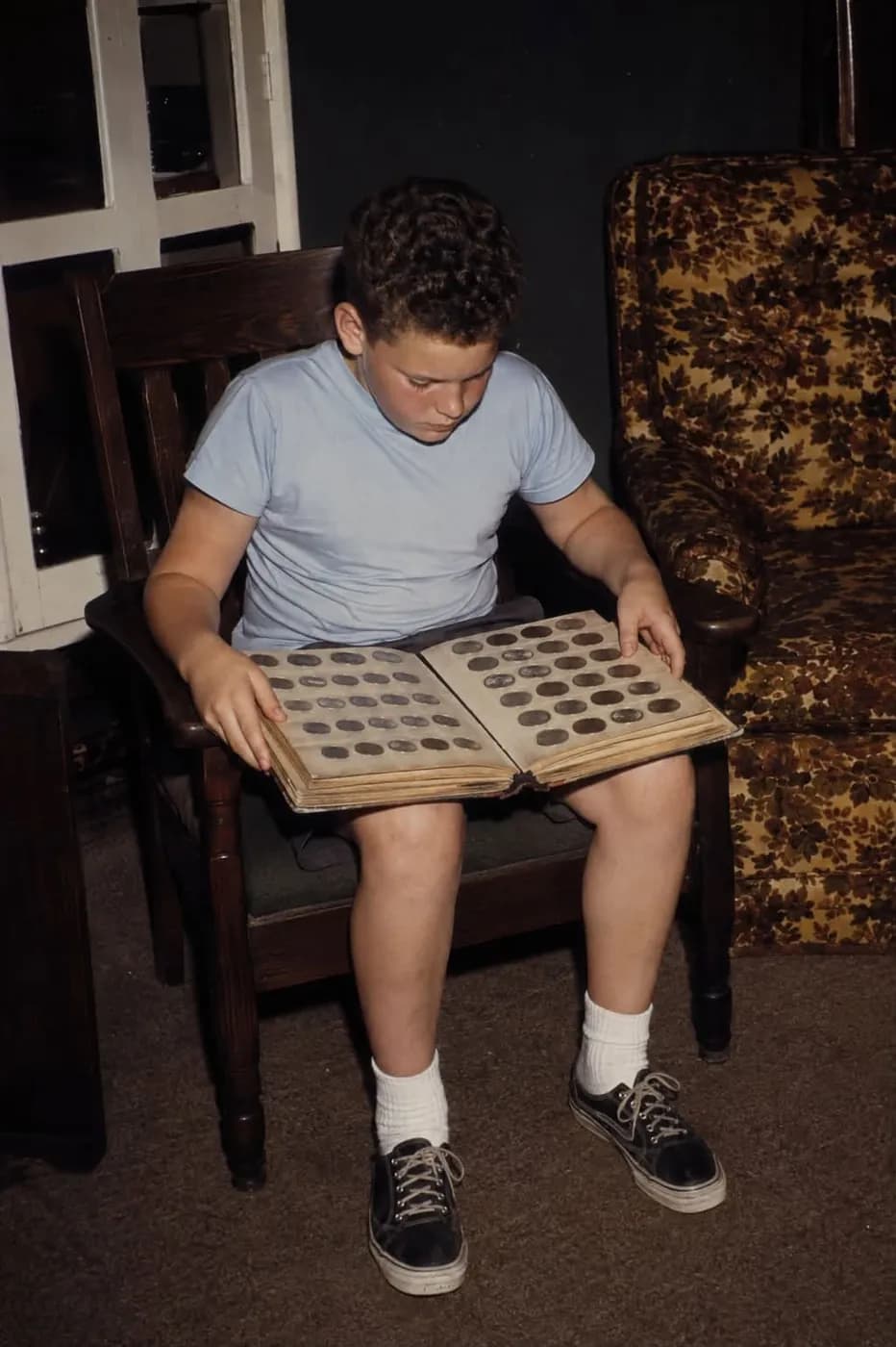 Young Joe in a suit at a 1967 coin show