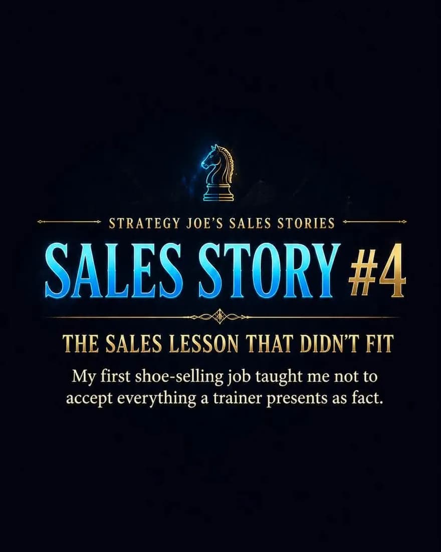 Sales Story #4 cover: The Sales Lesson That Didn’t Fit
