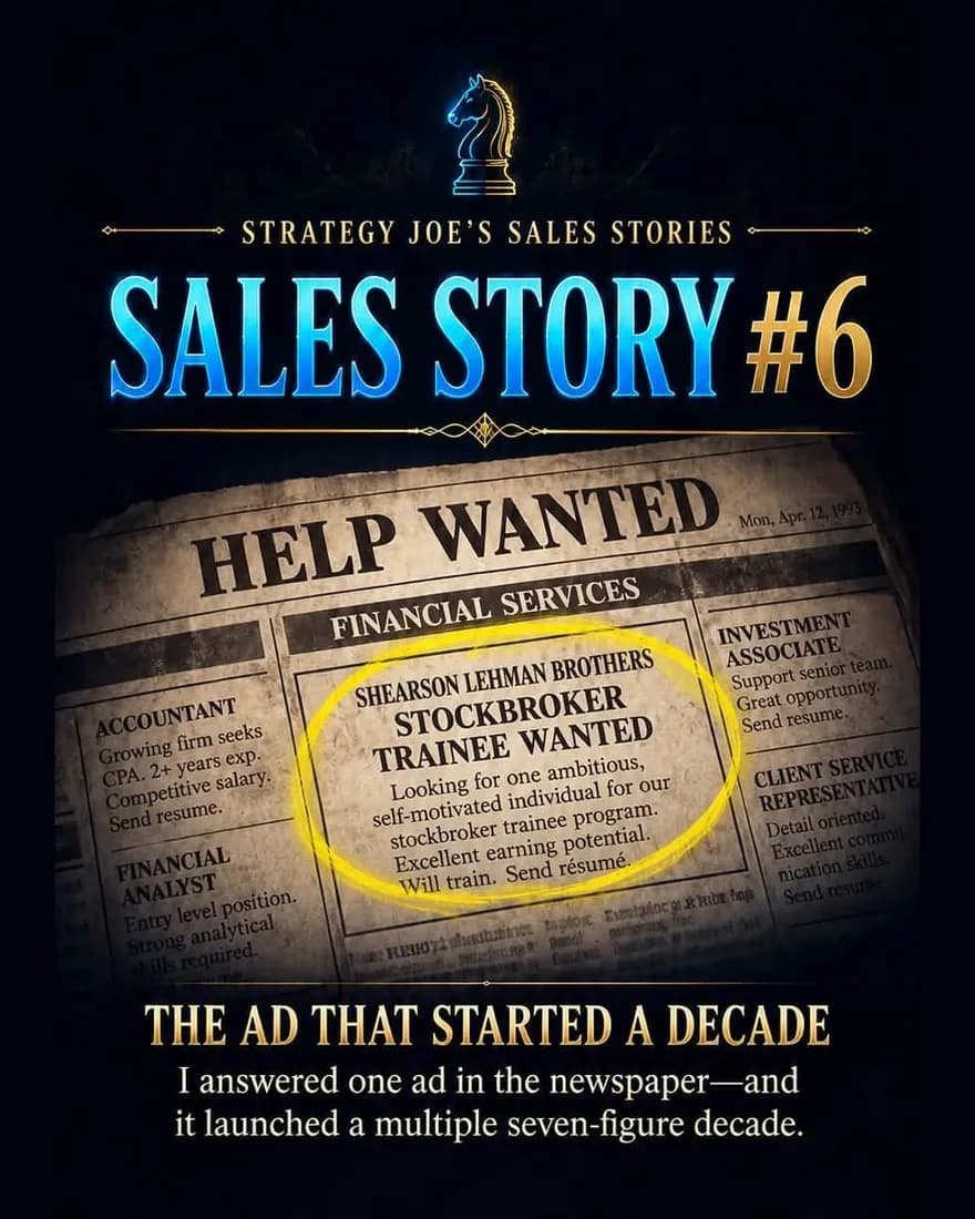 Sales Story #6 cover: The Ad That Started a Decade